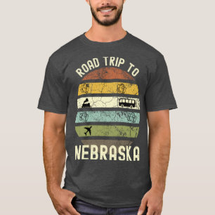 Road Trip To Nebraska Family Trip To Nebraska Holi T-Shirt
