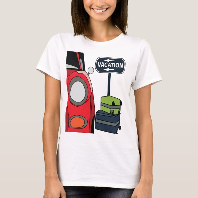 Road Trip Vacation T-Shirt (Front)