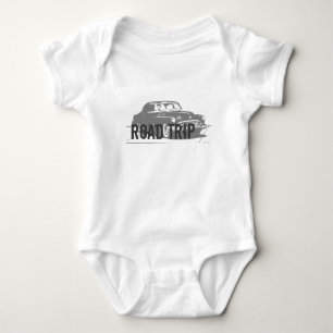 Road Trip Vintage Car Baby Bodysuit