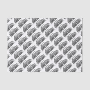 Road Trip Vintage Car Tissue Paper