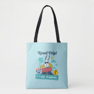 Road Trippin   Peanuts It's Cool To Carpool Tote Bag