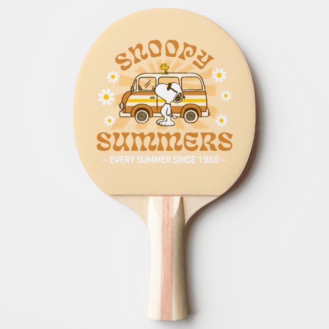 Road Trippin | Peanuts Snoopy Summers Ping Pong Paddle (Front)