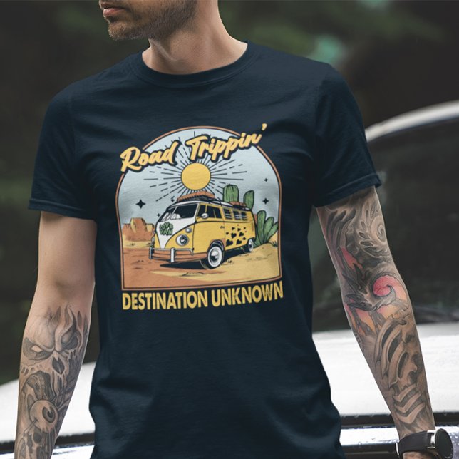 Road trippin,Western Graphic,Retro Travel Shirt, T-Shirt (Creator Uploaded)