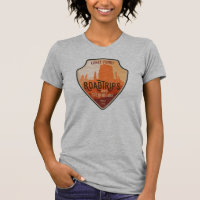 Road Trips and Shenanigans desert badge T-Shirt