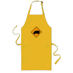 Road Truck Warning Sign Long Apron