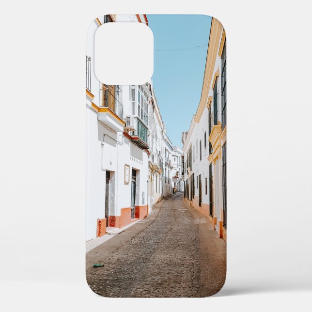 ROAD WITH BEIGE HIGHWAYS UNDER BLUE SKY Case-Mate iPhone CASE (Back)