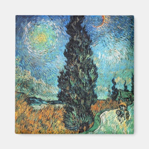 Road with Cypress and Star Magnet