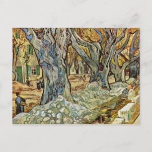Road Workers By Vincent Van Gogh Postcard