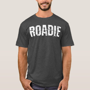 Roadie Musician Music Band Crew Retro Vintage Grun T-Shirt
