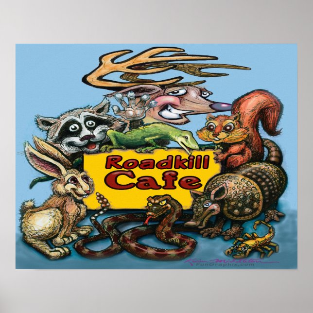 Roadkill Cafe Poster (Front)