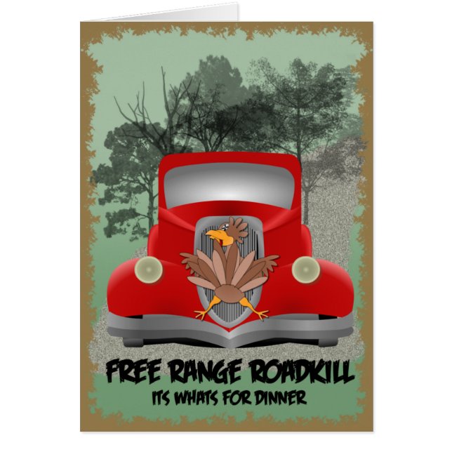 Roadkill Dinner Card (Front)