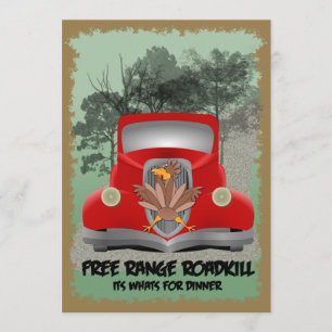 Roadkill Dinner Invitation