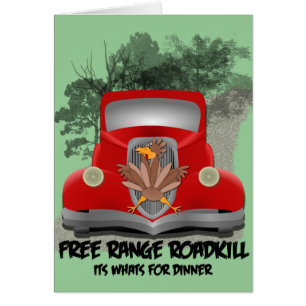 Roadkill for Dinner Recipe Card