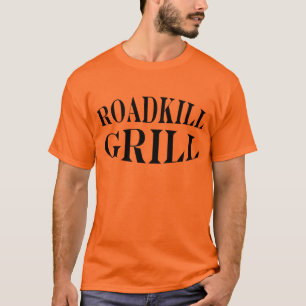 Roadkill Grill Funny BBQ Chef's T-Shirt