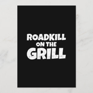 Roadkill on The Grill - Funny BBQ Party Invitation