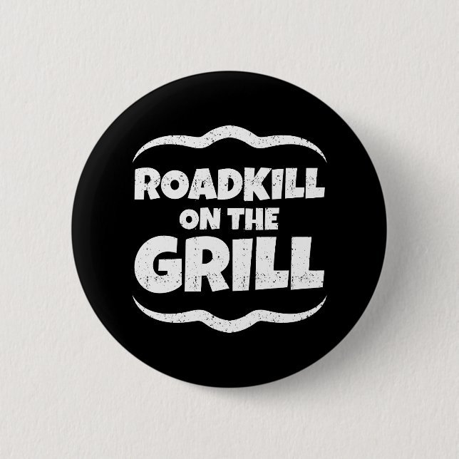 Roadkill on The Grill - Summer BBQ Party 6 Cm Round Badge (Front)