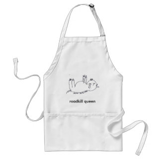 roadkill, roadkill queen standard apron