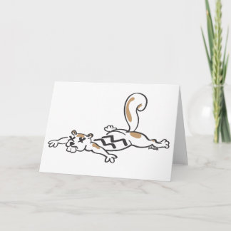Roadkill Squirrel Card