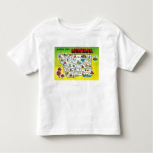 Roadmap of the State, Greetings From Toddler T-Shirt