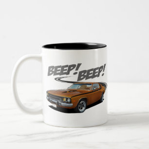 Roadrunner Beep Two-Tone Coffee Mug