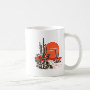 Roadrunner Bird Desert Cactus Arizona New Mexico N Coffee Mug