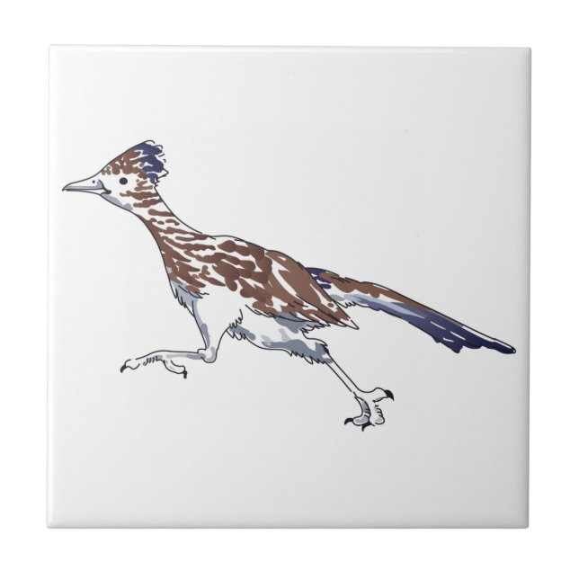 Roadrunner Ceramic Tile (Front)