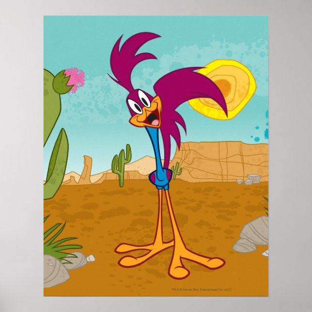 Roadrunner Head Tilted Poster (Front)