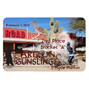 Roadrunner Saloon Bracket A 2nd Place Magnet