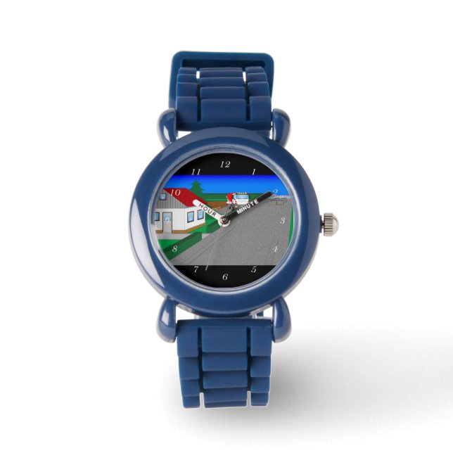 Roads and house construction watch (Front)
