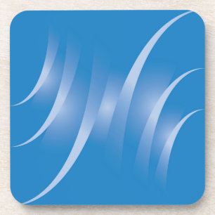 roads on blue coaster