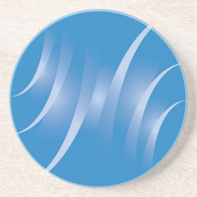 roads on blue coaster (Front)