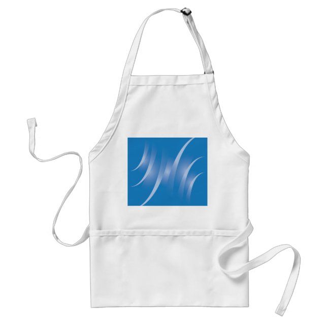 roads on blue standard apron (Front)