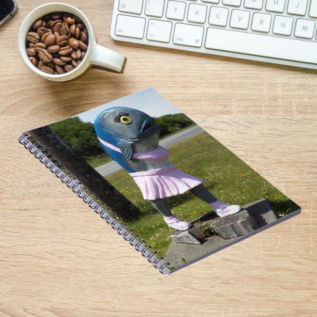 Roadside Attraction Fish Girl Statue Notebook (In Situ)