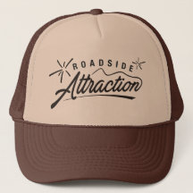 Roadside Attraction Logo Trucker's Hat (Brown)