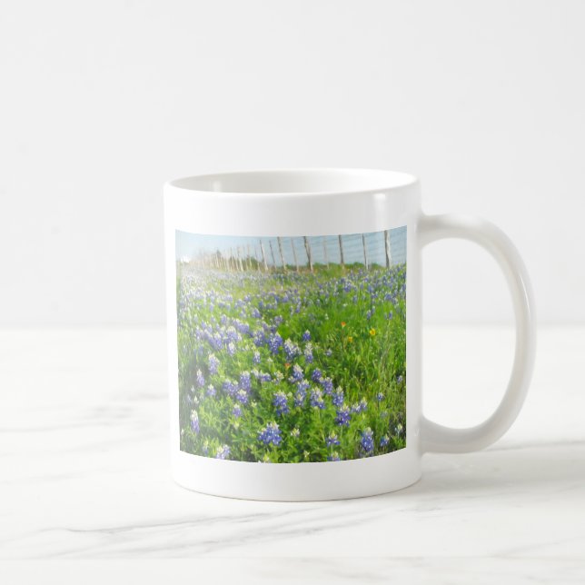 Roadside Bluebonnets Coffee Mug (Right)