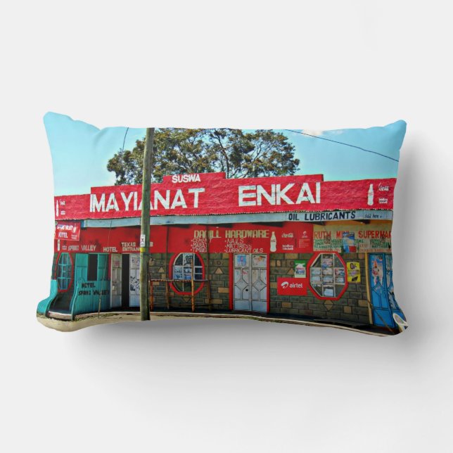 Roadside Kenya Lumbar Cushion (Front)