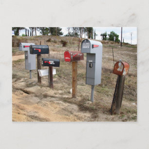 Roadside Mailboxes in Murrieta, CA Postcard