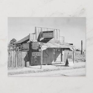 Roadside Store, 1935 Postcard