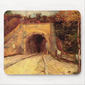 Roadway with Underpass Viaduct by Vincent van Gogh Mouse Pad