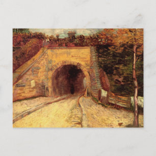 Roadway with Underpass Viaduct by Vincent van Gogh Postcard
