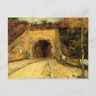 Roadway with Underpass & Viaduct Van Gogh Fine Art Postcard