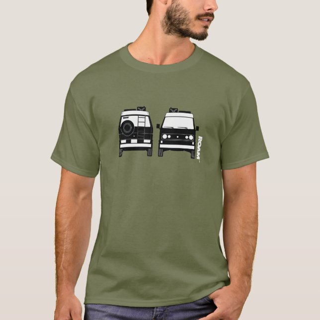ROAM Apparel Overland Campervan T-Shirt (Front)