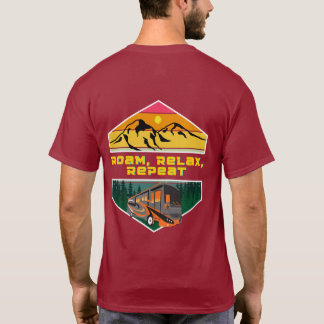 Roam, Relax, Repeat RV Camping Lifestyle T-Shirt
