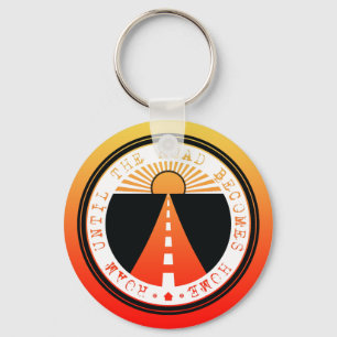 roam until the road becomes home key ring