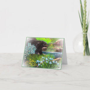 Roaming Bear Note Card