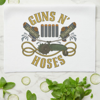 Roaming X Summit: Guns N' Hoses Neighbourhood Shir Tea Towel