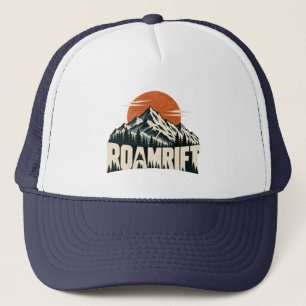 Roamrift Mountain Adventure Sunset Trucker Hat