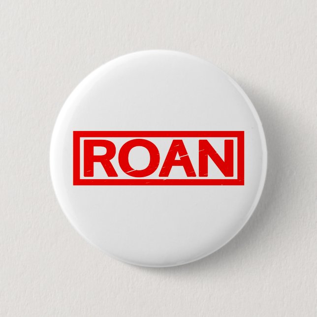Roan Stamp 6 Cm Round Badge (Front)