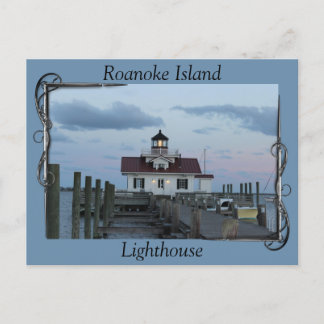 Roanoke Island Lighthouse Postcard
