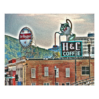 Roanoke VA Virginia Art Print